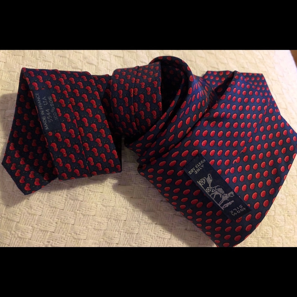 Hermes Silk Tie